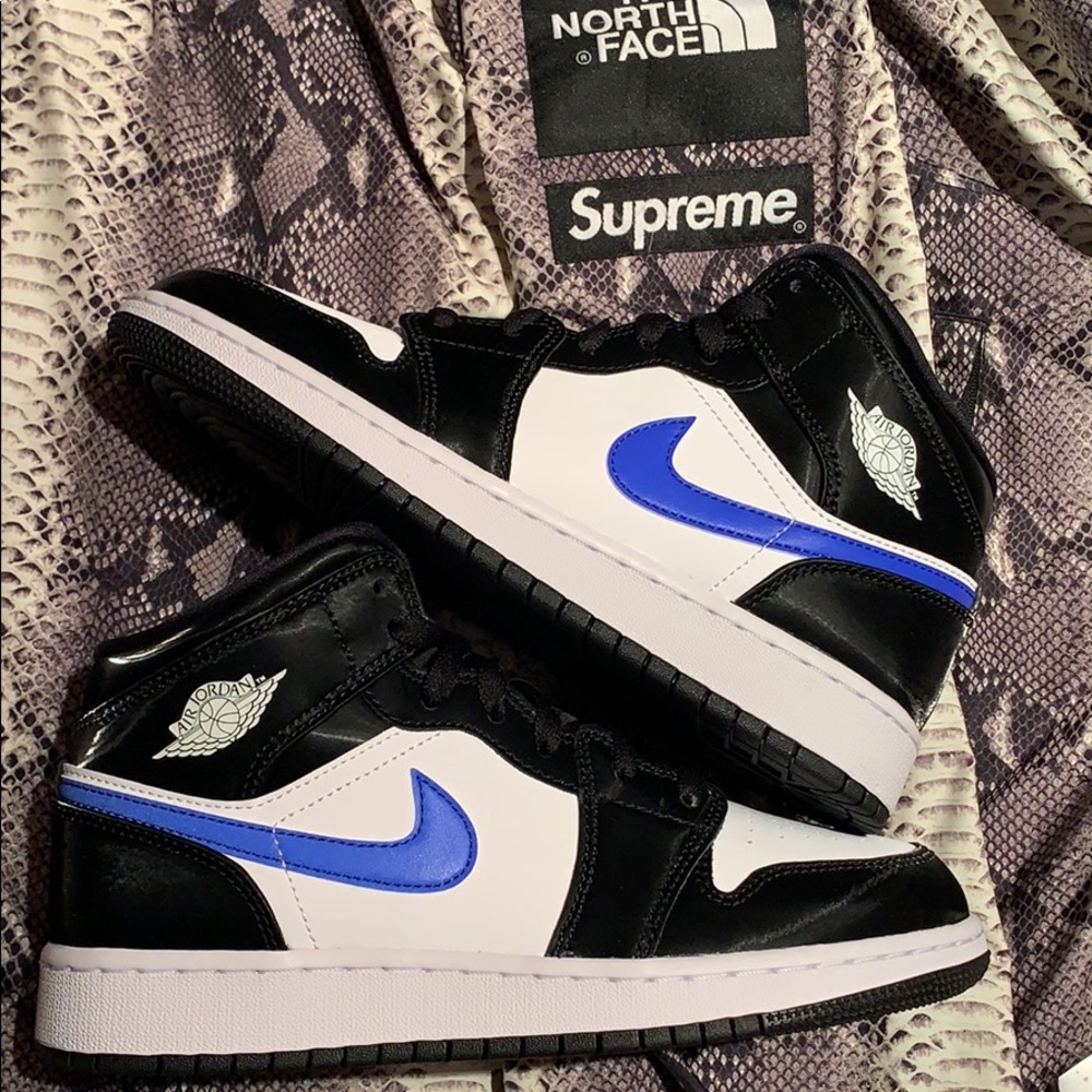 Jordan 1 Mid Racer Blue GS Size 6Y